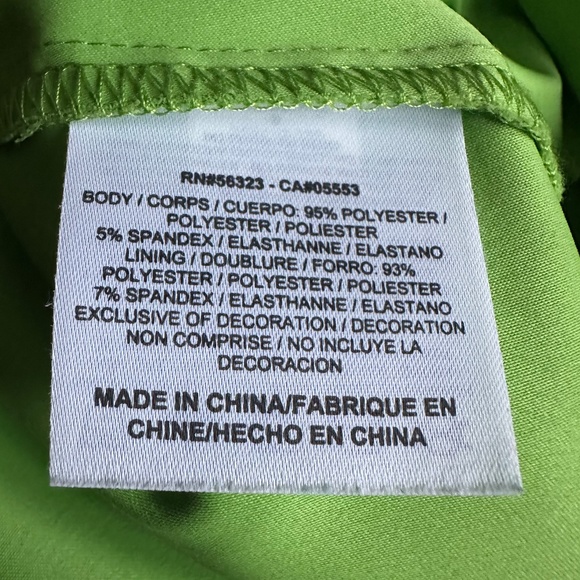 Nike Women's Nike Dry-Fit Plaid Neon Green Golf Skort Size 8 - Picture 13 of 14